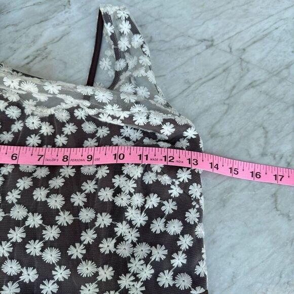 Altar’d State cotton blend mesh tulle fit and flare dress embroidered top size M - Picture 7 of 9